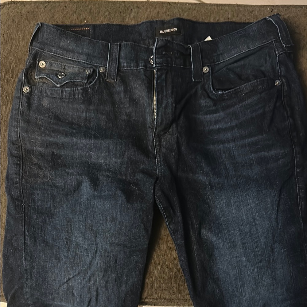 True religion shorts dark blue